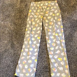Fuzzy pajama pants